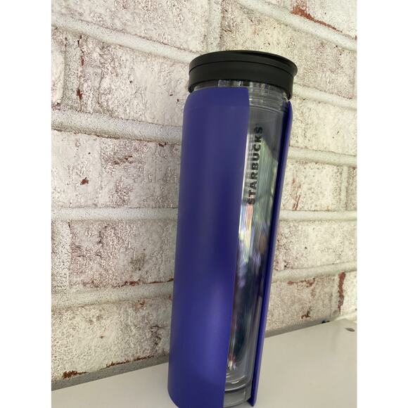 Starbucks 2014 Acrylic Purple and Clear Tumbler - Picture 2 of 6